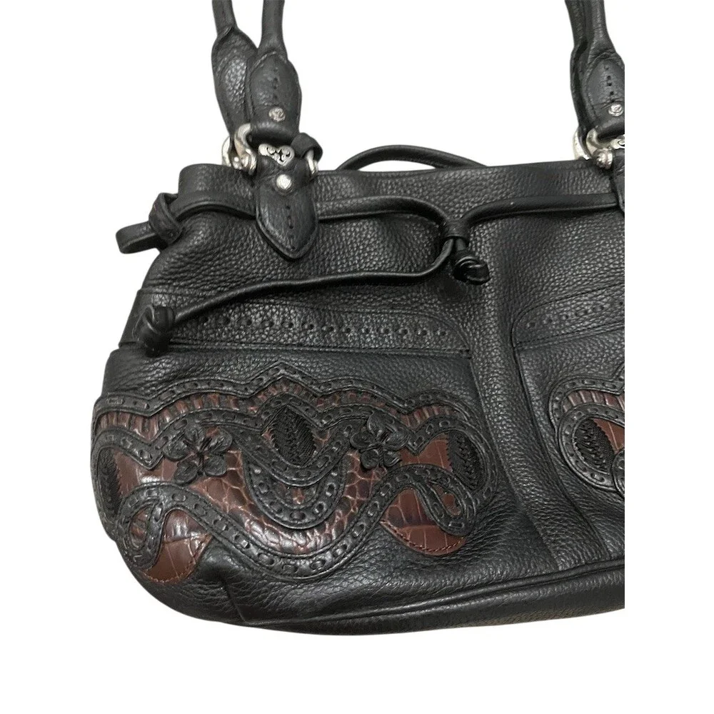 Brighton Masterpiece Collection Shoulder Bag Womens Large Black
